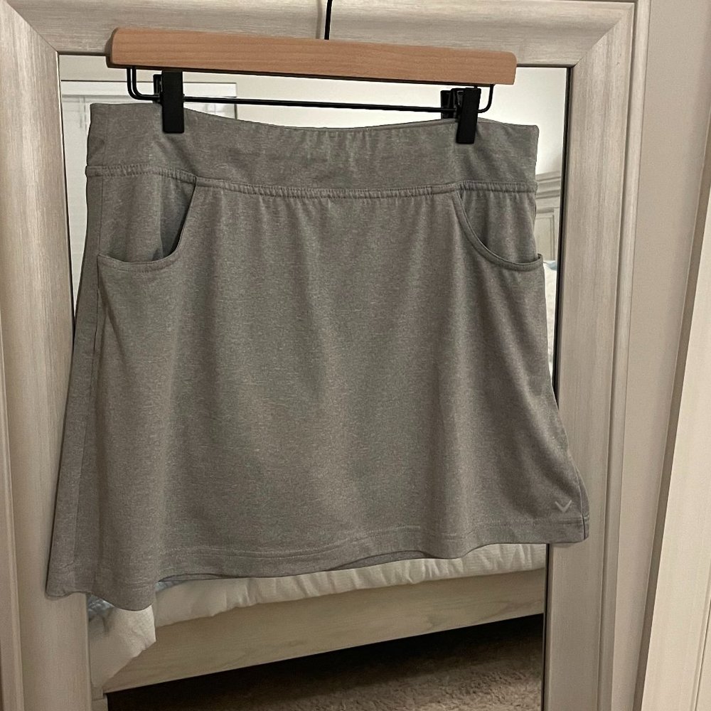 Callaway Women's Gray Golf Tennis Athletic Skort Size L
